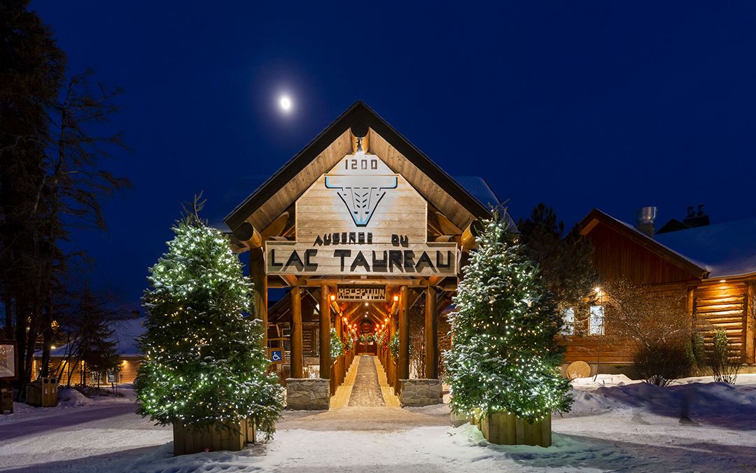 Auberge du Lac Taureau en hiver